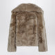 Blancha Short Hazelnut Fur Jacket