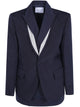 Sacai Double Faced Silk Cotton X Doeskin Jacket