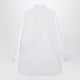 Maison Margiela Long-Sleeve Cotton Poplin Shirt In White