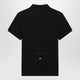 Moncler Black Cotton Piqué Polo Shirt With Logo Patch