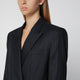 Isabel Marant Black Double-Breasted Pinstripe Jacket