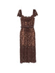 Self-Portrait Floral Lace Midi Dress