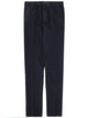 Zegna Blue Cotton Linen Trousers