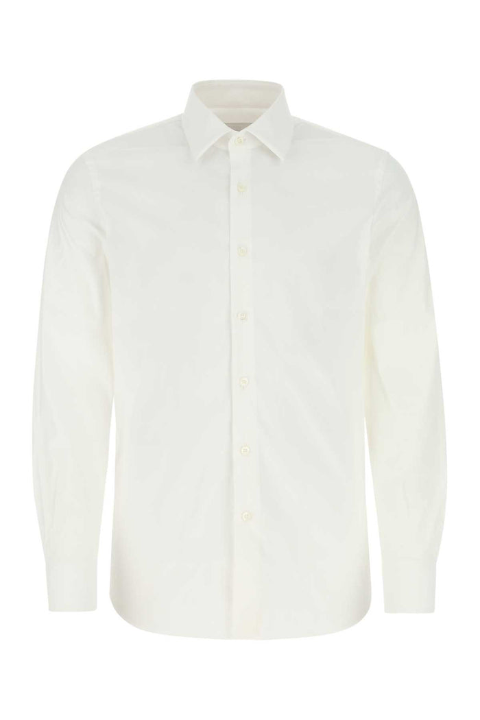 Prada White Poplin Shirt