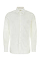 Prada White Stretch Poplin Shirt
