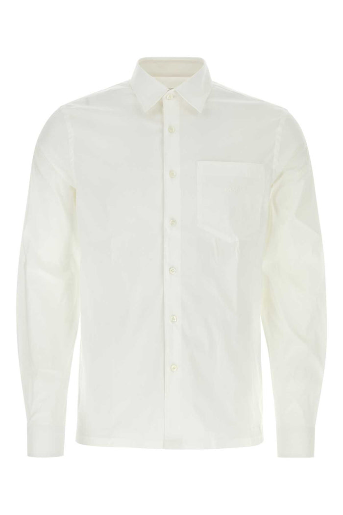 Prada White Poplin Shirt