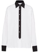Prada White Poplin Oversize Shirt