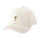 Ami Paris Tobacco Ami De Coeur Cap - - Cotton - White