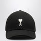 Ami Paris Black Ami De Coeur Baseball Cap