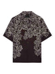 Prada Short-Sleeved Printed Cotton Shirt