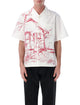 Prada Prada "Cabin" Printed Cotton Shirt