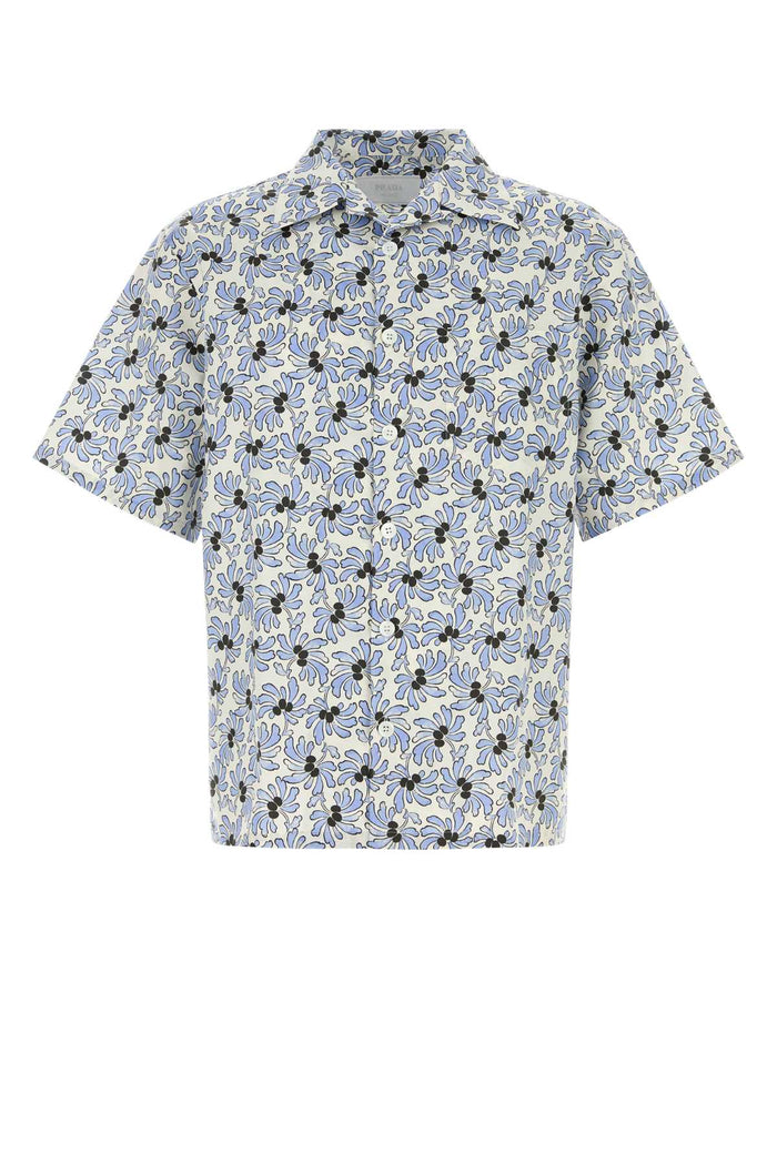 Prada Printed Poplin Shirt