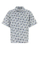 Prada Freesia-Print Cotton Blend Bowling Shirt