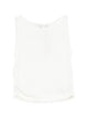 Dunst White Nylon-Blend Top