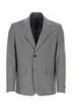 Prada Melange Grey Wool Blend Blazer