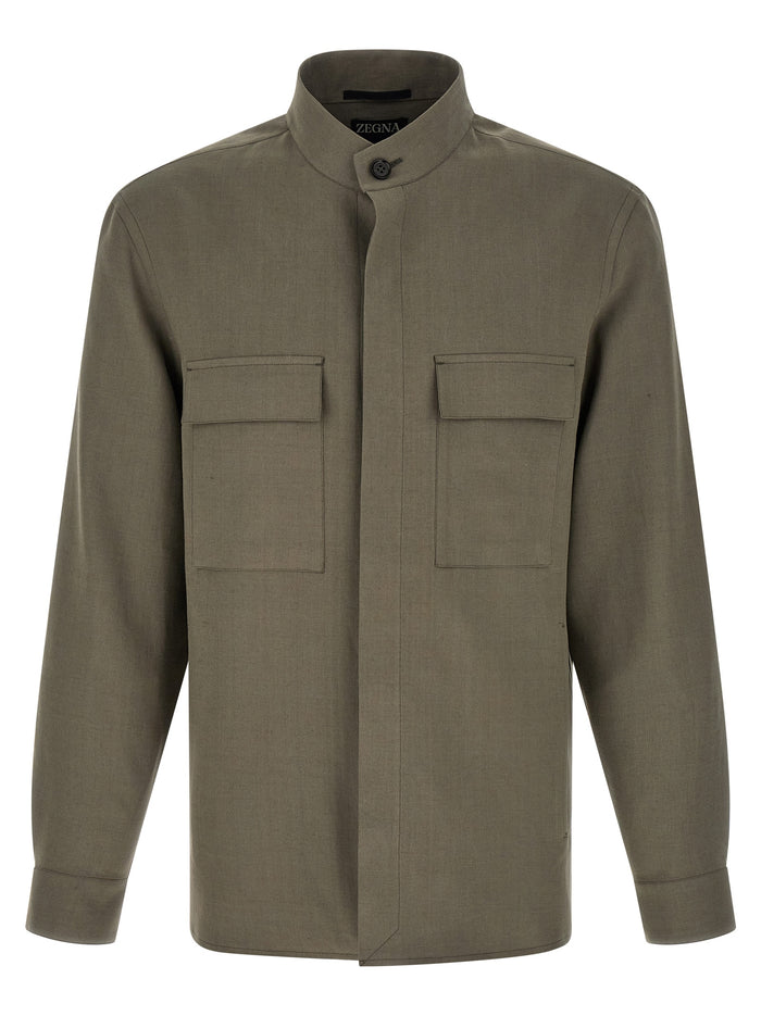 Zegna 'Oasi Lino' Overshirt