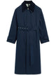 Ami Paris Waterproof Coat With Belt