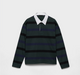 Prada Green Navy Cotton Trochus Niloticus T-Shirt