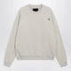Prada Talc-Colored Cotton Fleece Sweatshirt