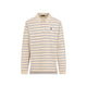 Prada Deserto Royal Striped Piqué Polo