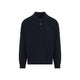 Prada Navy Blue Cotton Polo Shirt