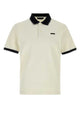 Prada Ivory Piquet Polo Shirt