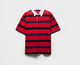 Prada Red Blue Cotton Trochus Niloticus T-Shirt