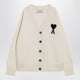 Ami Paris Ami De Coeur Wool Cardigan