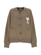 Ami Paris Crewneck Cardigan