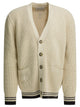 Ami Paris White Wool Blend Knitwear