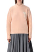 Ami Paris Ami Paris Alpaca Ami De Coeur Crewneck Sweater