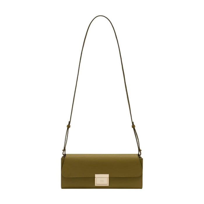 Ami Paris Mimi Clutch - - Leather - Green