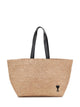 Ami Paris Adc Naturel Raffia Tote Bag