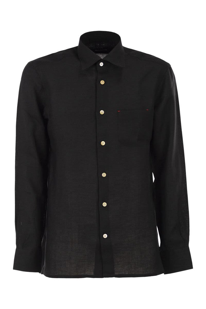 Kiton Tailored Linen Shirt