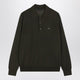 Prada Military Green Combed Wool Polo Shirt