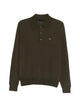 Prada Militare Wool Polo Pullover