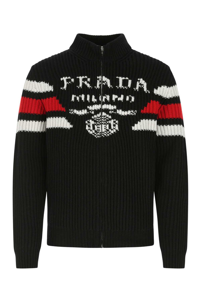 Prada Black Cashmere Cardigan