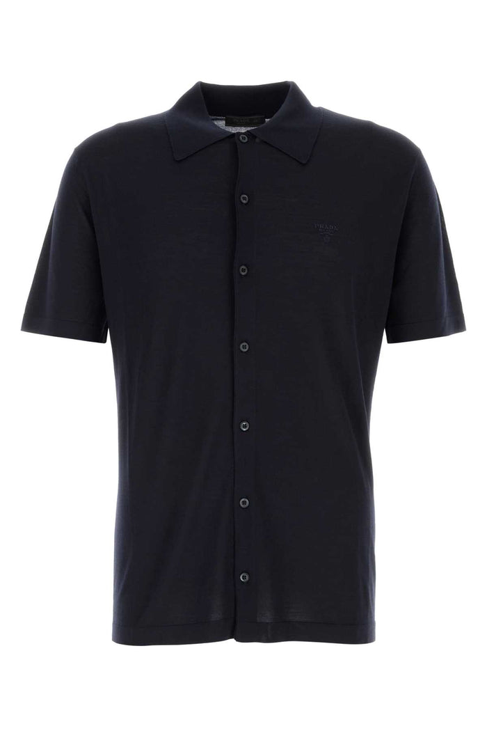 Prada Midnight Blue Wool Shirt