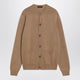 Prada Camel-Coloured Cardigan In Cashmere