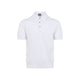 Kiton White Cotton Polo