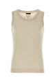 Prada Melange Sand Cashmere Tank Top