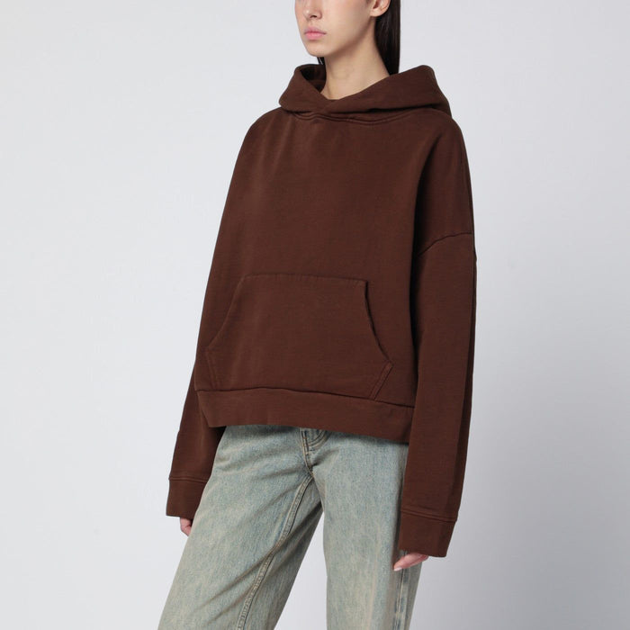 Entire Studios Brown Hooded Sweatshirt