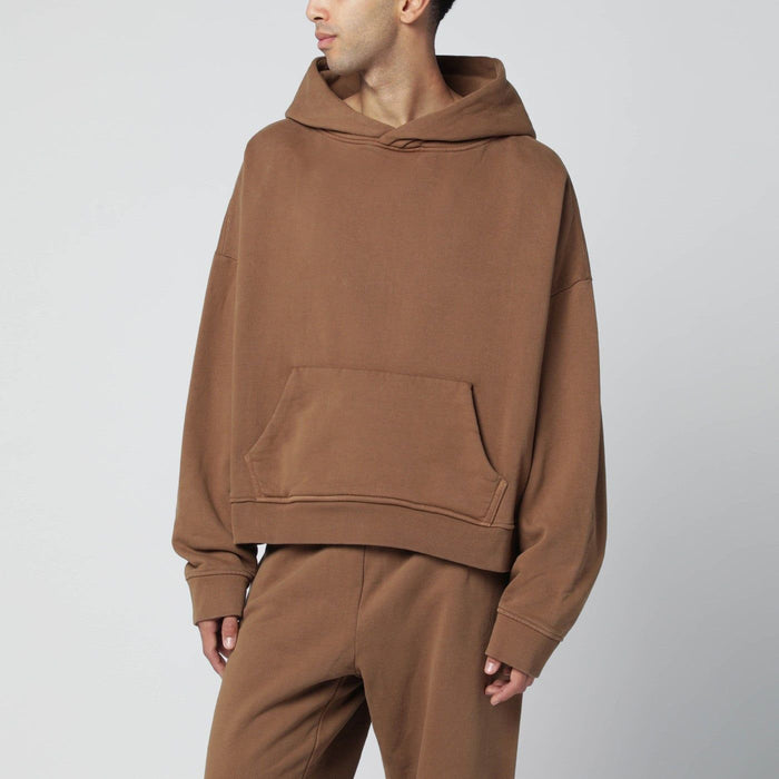 Entire Studios Brown Hooded Sweatshirt