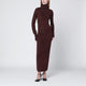 Entire Studios Brown Turtleneck Dress