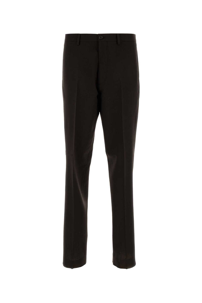 Prada Dark Brown Wool Pant