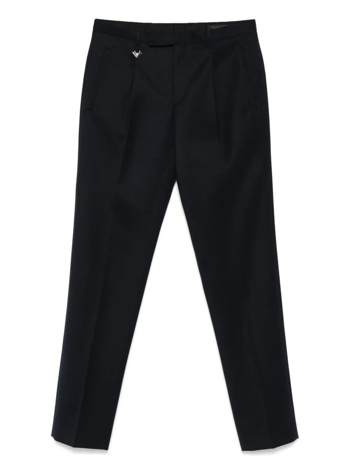 Prada Tapered Leg Wool Trousers