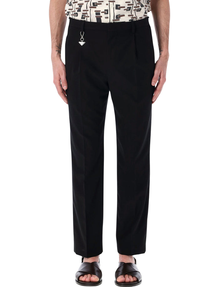 Prada Prada Slim Fit Cotton Pants