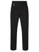 Prada Charm-Detail Cotton Tapered Trousers
