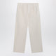 Prada Sand-Colored Cotton Trousers