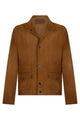 Prada Short Jacket In Suede Leather